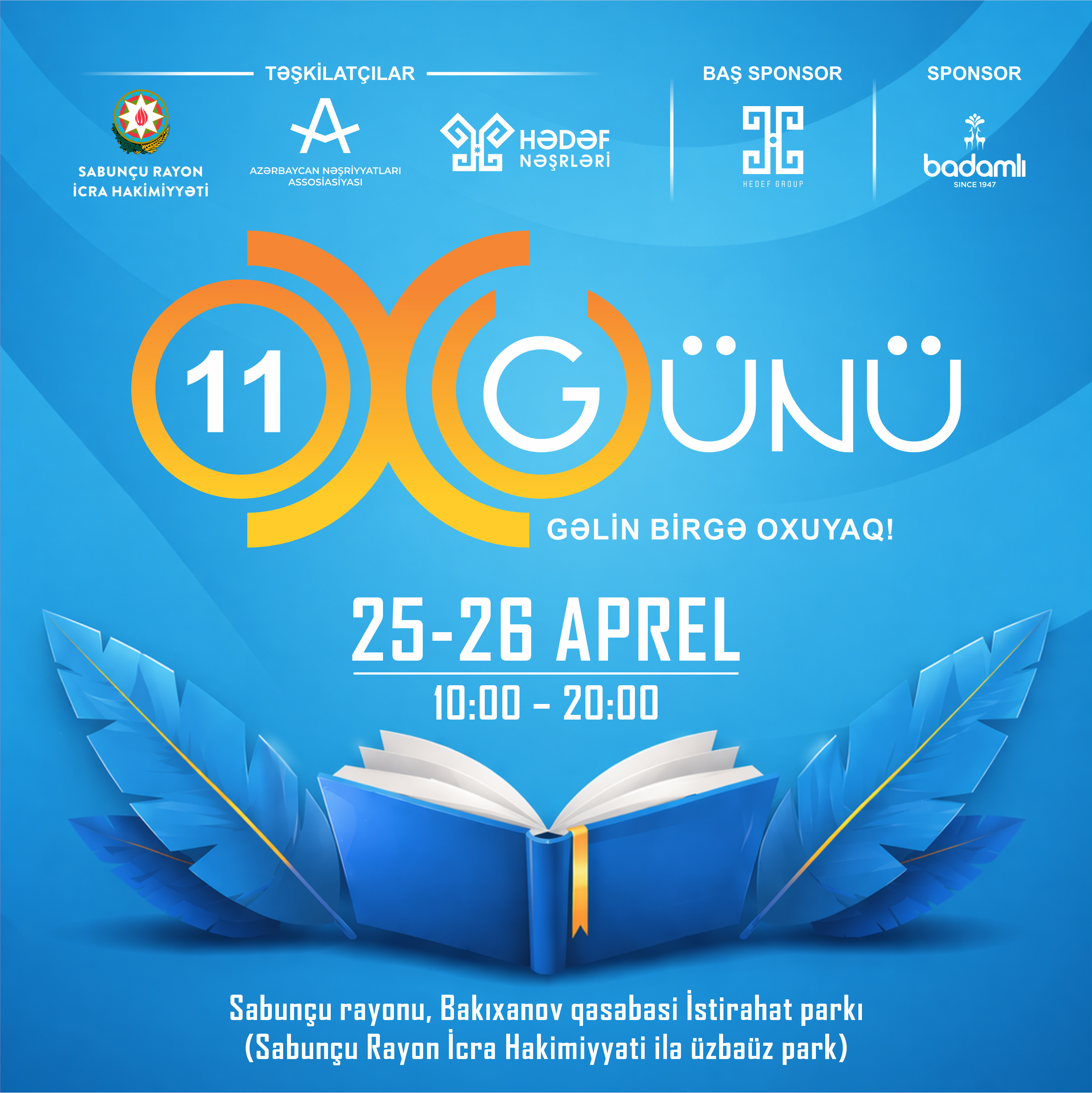 “Oxu Günü–11 Kitab Festivalı” keçiriləcək